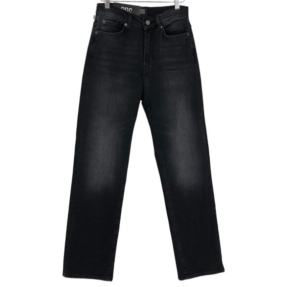 Urban Outfitters BDG High Waisted Cowboy Jeans in Black Charcoal Stretch NWT 26 - Picture 2 of 16